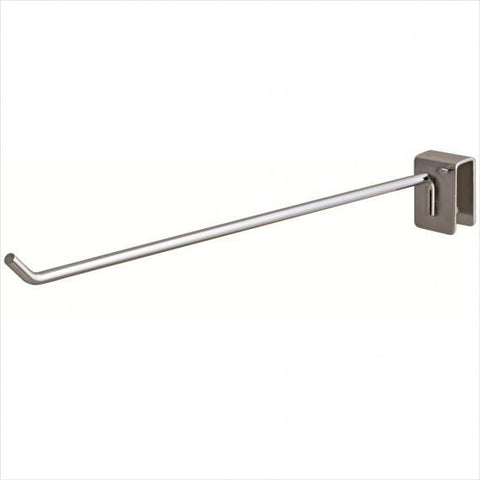 Slotted Standards Hardware & Accessories - Rectangular Hangrail Hooks grey powder coat finiosh