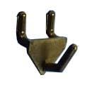 slatwall accessories, pegboard accessories - 1- inch plastic pegboard hook black