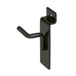 slatwall accessories - 1- inch slatwall hook black