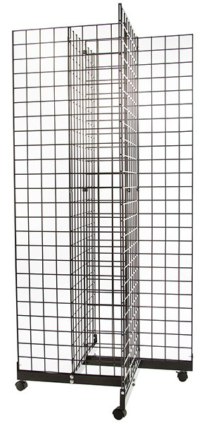 4 way gridwall display, Gridwall mobile tower