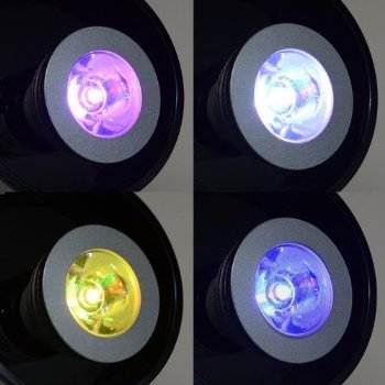 LED PAR16 Spot Light, RGB, 16 Colors, 3W, With Wireless Controller ---C2135