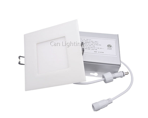 LED Recessed Ceiling Lights,4 Inch LED Square Slim Panel Light ---C2200