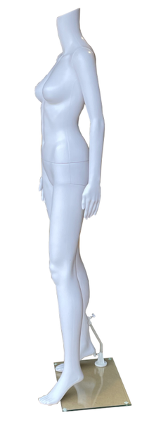 plastic female standing mannequin