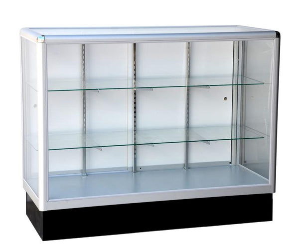 Display Case  With  Tempered Glass And Aluminum Frame In Full Vision