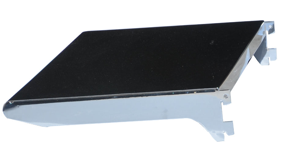 slotted standards hardware & accessories - Heavy duty standard metal shelf chrome