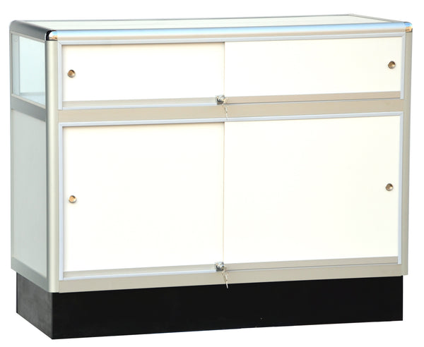 Jewelry Display Cases With Aluminum Frames - 48 x 38 x 20 - Inch