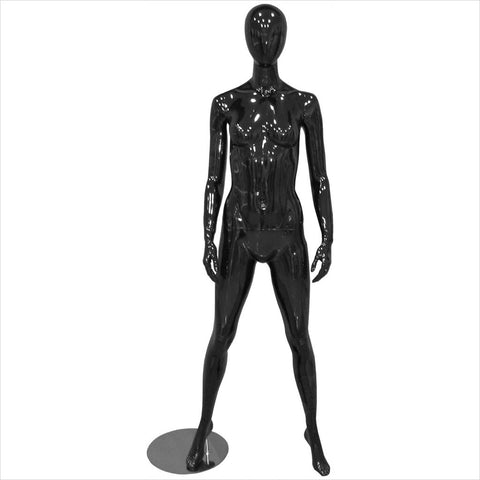 Female Fiber Glass Mannequin with Arms by Side - MICHELLE-4 B/W