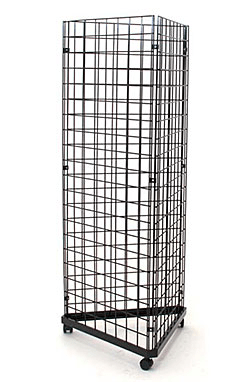 Triangle gridwall display, Gridwall mobile tower