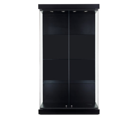 Wall Display Cabinets with Front and Side Glass in Multi Finishes 42(W) x 19.5(D) x 79.5(H) - inch