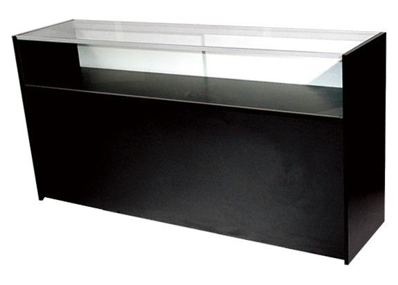 Jewelry Display Case With Tempered Glass Black - 48 x 38 x 18 - Inch