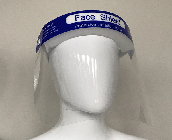 Face Shield - anti-fog, anti-static, latex free, fiberglass free
