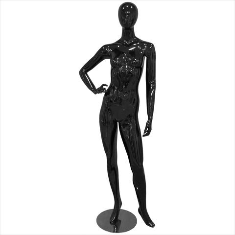 Female Fiber Glass Mannequin with Right Hand on Hip -MICHELLE-3 B