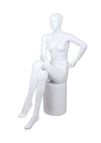 Female glossy mannequin,Sitting Pose-BELLA5