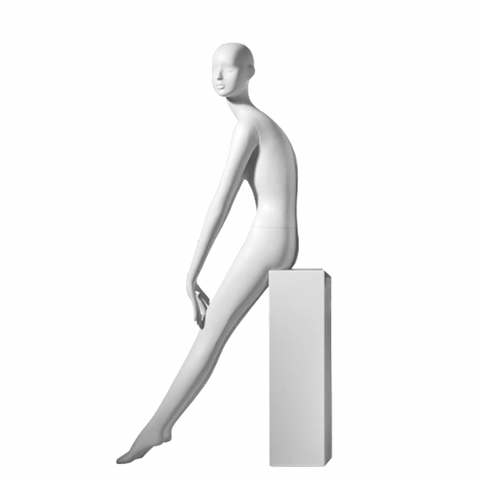 White Female mannequin with arms positioned forward on lap- Kate/4