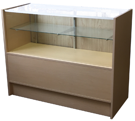 Half vision wood display showcases, display cases, glass cabinets