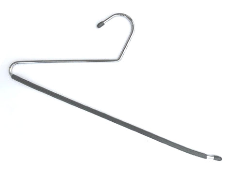 14" Wire Pants Hanger with black  Rubber Sleeve