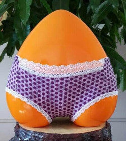 Heart shape underwear display mannequin orange color