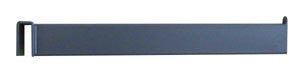 Slotted Standards Hardware & Accessories - 12 - Inch Flat Bar Faceout Grey