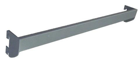 Slotted Standards Hardware & Accessories - Flat Bar for Wall Standards Grey