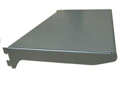 slotted standards hardware & accessories - Heavy duty standard metal shelf grey
