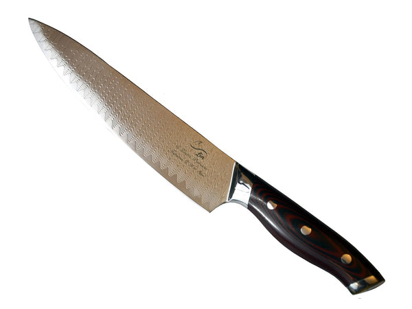 8-inch Professional Damascus Chef Knife, (Damascus Ladder Pattern) 