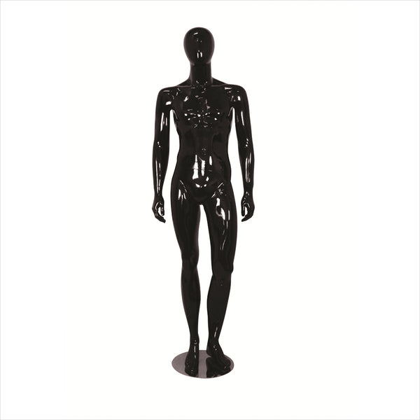 Male Fiber Glass Mannequin with Left Leg Bent --- MIKE-2 B