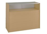 Jewelry Display Case With Tempered Glass Maple - 48 x 38 x 18 - Inch