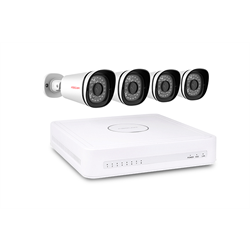 Foscam IP Security Camera Kit with 8 Channel NVR and 4 PoE 720p Bullet Cameras