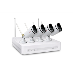 Foscam WiFi Security Camera Kit with 4CH NVR and 4 WIFI 720p Cameras ---FN3104W-B4-1T