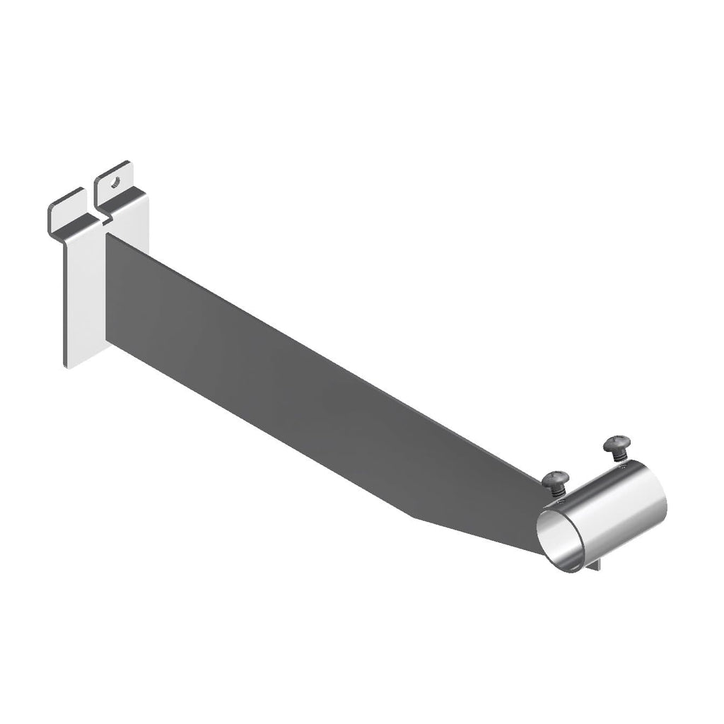 slatwall accessories - slatwall round tube bracket