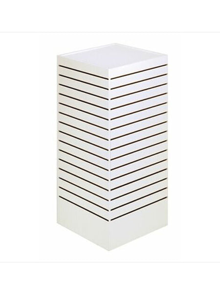 slatwall cube tower white